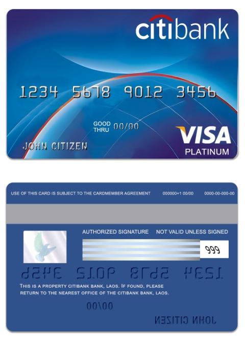 Laos PayPower bank visa platinum card